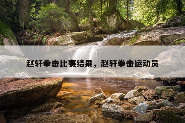 赵轩拳击比赛结果，赵轩拳击运动员