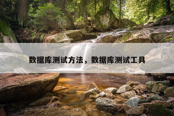 数据库测试方法，数据库测试工具