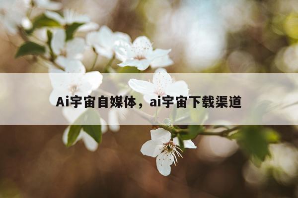 Ai宇宙自媒体，ai宇宙下载渠道
