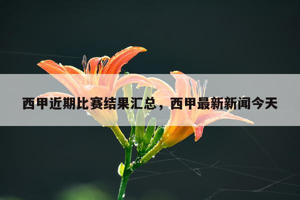 西甲近期比赛结果汇总，西甲最新新闻今天