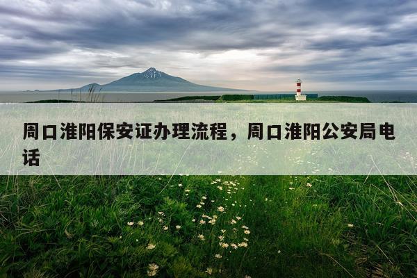 周口淮阳保安证办理流程，周口淮阳公安局电话
