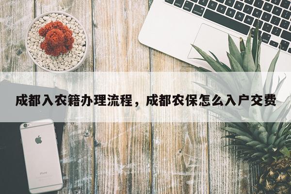 成都入农籍办理流程，成都农保怎么入户交费