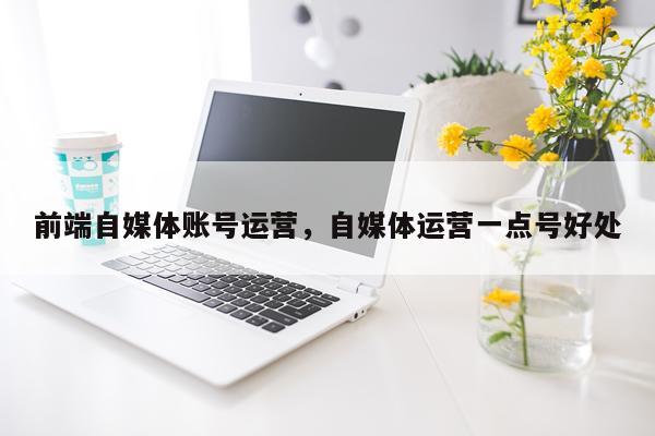 前端自媒体账号运营，自媒体运营一点号好处