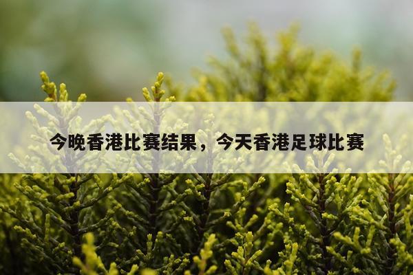 今晚香港比赛结果，今天香港足球比赛